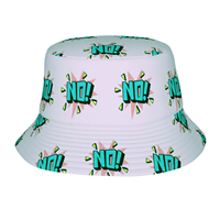 Chapeaux unis de haute qualité à imprimé personnalisé Casquettes graphiques de pêche réversibles de luxe pour femmes Casquette seau brodée