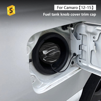 Accessoires en Fiber de carbone Shasha prix usine bouton de réservoir de carburant couvercle garniture capuchon accessoires de voiture en Fiber de carbone pour Camaro 2010-2015