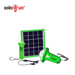 pequeña familia 5w 6v panel <span class=keywords><strong>3</strong></span>,2 v 6Ah LiFePO4 200h linterna con control remoto controlador de la red sistema de energía solar - Product Image 6