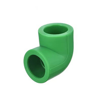 Raccords de tuyauterie PPR sur mesure toutes tailles, coudes égaux PN25 à surface lisse pour la plomberie, l'alimentation en eau et l'irrigation