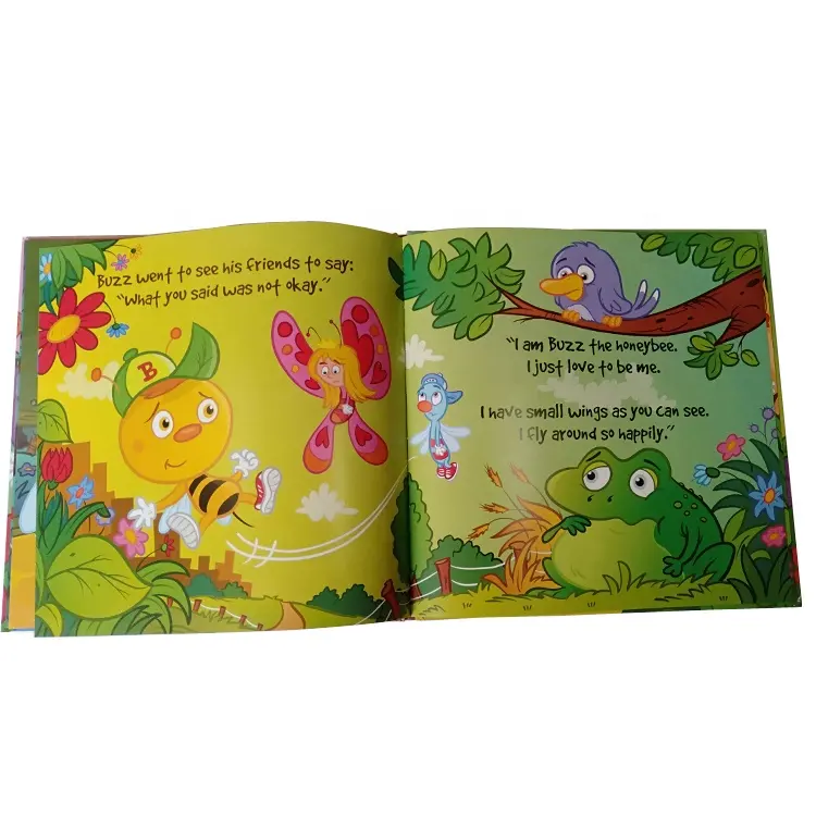 Wholesale Cheap Baby Story Kid Story Full Color Custom Child Hardcover Chinese Colour English Children Book Print In China