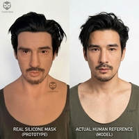 Maschera Realistica Artigianale Premium con Espressioni e Texture Cutanea Realistiche per Intrattenimento, Maschera in Silicone Realistica