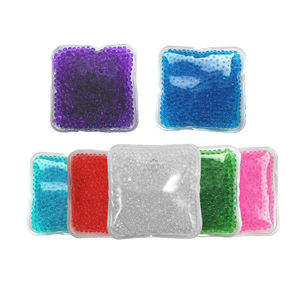 Bellewins Wholesale Branded Logo Gel Beads Ice Pack Square Hot Cold Packs Reusable Hot and Cold Gel Ice Packs