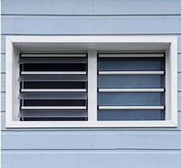 Volets De Fenetre a Persiennes De Luxe Résistants Aux Intemperies Et De Haute Qualite En Alliaged Aluminium Moderne