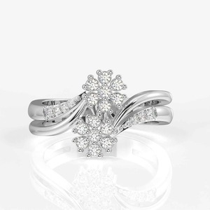 Hot Sale Round Cut Moissanite <b>Diamond</b> <b>Ring</b> With Premium Stone Setting And Elegant Finish Available At Affordable Price - Product Image 4