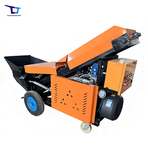 Pompe à béton pour structure secondaire, moteur de pompe à colonne, capacité 7m³/h, portée verticale 20m, haute efficacité, puissance 15kW, portée totale 80m - Product Image 1