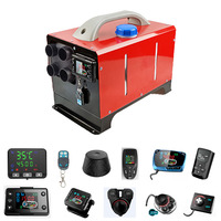 Chauffage à air diesel portable 5KW Télécommande Affichage LCD Chauffage rapide Voiture Camping-car Bus Bateau Parking Réservoir de carburant 5L DC12V/24V 9.7kg