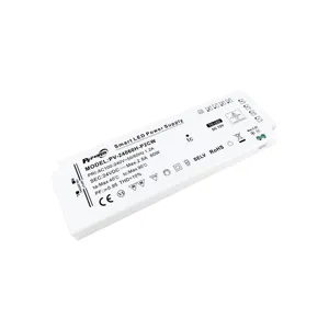 36W 60W 100W ultra-thin high power factor multiple outputs 12V 24V LED power supply for wardrobe LED under cabinet lights