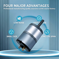 Mini moteur électrique à engrenages 520 33mm 47g.cm 24vdc