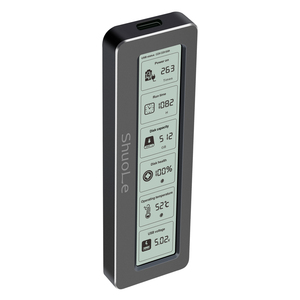 Carcasa SHUOLE <span class=keywords><strong>de</strong></span> Aluminio para SSD M.2 NVMe PCIe, <span class=keywords><strong>Adaptador</strong></span> <span class=keywords><strong>de</strong></span> <span class=keywords><strong>Disco</strong></span> <span class=keywords><strong>Duro</strong></span> Tipo C <span class=keywords><strong>a</strong></span> USB3.2 <span class=keywords><strong>de</strong></span> 10 Gbps con Pantalla LCD Grande - Product Image 2