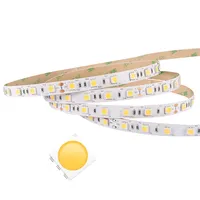 Bande lumineuse LED Flexible à 1800, 20000K 3528 K SMD 5050, 12V, Orange, ambre, jaune, bleu, glace, rose, 5 mètres