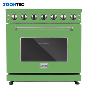Cuisinière à <span class=keywords><strong>gaz</strong></span> de luxe JOOHTEC à 6 brûleurs, 36 pouces, avec hotte, certifiée ETL, conception personnalisée en usine - Product Image 1