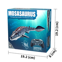Nouveau jouet 2.4G électrique étanche Simulation de l'eau natation RC requin jouets télécommande Mosasaur Animal