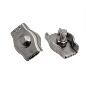 Clip de câble en acier inoxydable 304 à simple boulon pour applications marines, industrielles et de <span class=keywords><strong>bricolage</strong></span> - Product Image 6