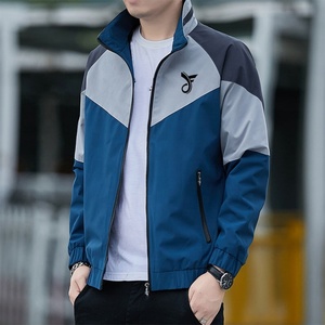 Ventes en gros de vestes d'hiver pour hommes printemps et automne, tissu tissé, veste de travail, logo brodé personnalisé, veste bomber pour hommes - Product Image 5