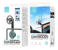 Techancy Penyangga Ponsel Mobil Plastik ABS Magnetik Universal yang Dapat Disesuaikan Tingginya, Berkualitas Tinggi, Canggih, dan Portabel Model TM09153