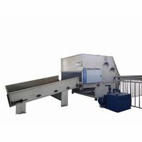 Ligne de production de ouate sans colle, sans fibres collantes, pour la fabrication de rouleaux de fibres de polyester pour édredons et matelas