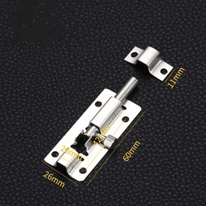 Goupille de porte épaissie en acier inoxydable 2 pouces 4 pouces <span class=keywords><strong>6</strong></span> pouces 8 pouces goupille de chaîne de porte antivol de porte de fenêtre dans la goupille carrée - Product Image 5