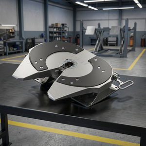 ชุดประกอบข้อต่อรถบรรทุกแบบ Fifth Wheel ขนาด 90 มม. 3.5 นิ้ว ยี่ห้อ New Steel Dongfeng รุ่น JSK38C สำหรับเปลี่ยนหัวลากพ่วงเชิงพาณิชย์ - Product Image 2