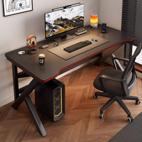 Bureau d'ordinateur de jeu à hauteur réglable avec étagère pour la maison, la chambre et les appartements locatifs – Bureau d'étude dédié fabriqué en Chine