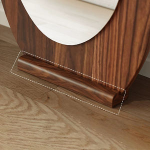 Зеркало напольное в полный рост в форме зеркала для примерки, цвет глубокий орех, настенное, для спальни, прямые поставки с завода - Product Image 2