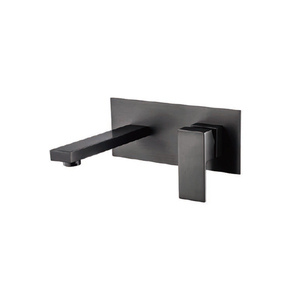 Home <strong>Best</strong> <strong>Quality</strong> <strong>Bathroom</strong> Black in Wall Mounted Single Basin Faucet Bathtub Mixer Water <strong>Taps</strong> - Product Image 1