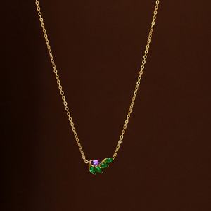 Colliers tendance 2026, bijoux hypoallergéniques, acier inoxydable 316l, plaqué or 18k PVD, collier en zircon pour femmes - Product Image 4