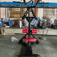 Equipo de fitness comercial: Máquina de remo alto con carga de placas para entrenamiento de espalda y dominadas
