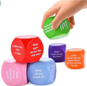 EVA Foam Dice Large Length 3cm 8cm 5cm Teaching Aids Mahjong Chess Bar KTV Dice Entertainment Flying Chess Toys