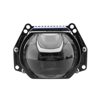 Kit de rénovation de phare à lentille LED super lumineux carré, projecteur universel pour voiture, double faisceau, 12V, haute puissance, 8000 lumens