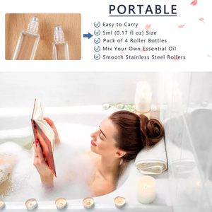 Nouvelles bouteilles pulvérisatrices rondes en verre de 15 ml, 20 ml, 30 ml à brume fine, atomiseurs de parfum rechargeables, vaporisateurs de voyage à pompe, sérigraphie - Product Image 3