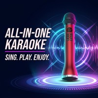 Microphone sans fil OEM avec moniteur/écran, microfono inalambrico profesional, machines de karaoké, système de haut-parleurs