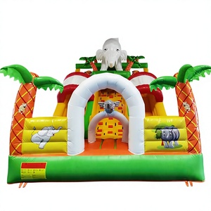 บ้านลมเป่าลมขนาดใหญ่สำหรับงานปาร์ตี้เด็ก รูปแบบสัตว์น่ารัก - Product Image 1