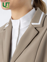 Veste d'équitation pour femmes, coupe-vent, tissu extensible avec ventilation, pour le saut d'obstacles et l'entraînement