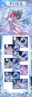 One Piece 6ème Série – Panneau en Papier Acrylique Coloré Style Chinois – Art de Collection Anime – Décoration pour Salle de Streaming – Cadeau pour Fans
