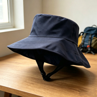 Chapeau Bob en Polyester Coupe-Vent et Imperméable avec Sangle Réglable pour la Pêche, les Voyages et les Activités de Plein Air