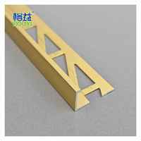 Profilé de carrelage en aluminium en forme de L sur mesure, étanche, pour bordure de carrelage, finition métallique