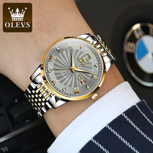 Montre-bracelet intelligente mécanique automatique en acier inoxydable de luxe de marque or avec logo personnalisé sport OEM 6630 OEM bon marché - Product Image 2