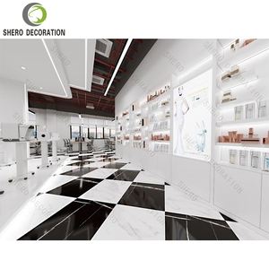 Vitrina de tienda de cosméticos de lujo Vitrina de exhibición cosmética moderna para tienda de maquillaje Atraer clientes - Product Image 3