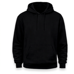 เสื้อฮู้ดดี้โอเวอร์ไซส์แบบหนา ไม่มีลาย สกรีนโลโก้ได้ตามสั่ง สำหรับผู้ชาย สไตล์สตรีทแวร์ ขายส่ง - Product Image 3