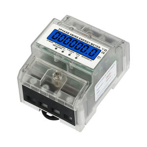 Compteur d'énergie intelligent triphasé à quatre fils pour usage domestique, type rail, avec affichage LCD pour la surveillance de la <span class=keywords><strong>consommation</strong></span> électrique - Product Image 2