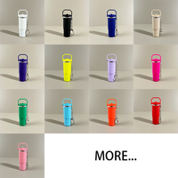 Aksesoris Gantungan Kunci Mini Tumbler 3D Warna-warni Custom RTS US Stocked, Gantungan Tas Kunci