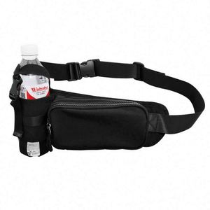 Sac banane de sport personnalisé imprimé pour le camping, la randonnée, le cyclisme, la course à pied, avec porte-bouteille - Product Image 1