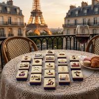 Ensemble de Mahjong Américain Premium en Acrylique en Gros, Prêt à Expédier, Jeu de Société de Luxe en Lucite, Esthétique Moderne, Vente Chaude