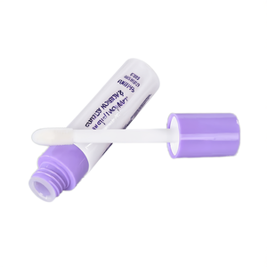 หลอดลิปกลอสสีม่วงลาเวนเดอร์ 8 มล. หัวแปรงพลาสติกทรงกลมสำหรับเครื่องสำอาง - Product Image 2