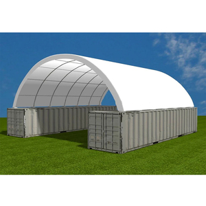 The New Listing Modern Nature PVC Tension Fabric Membrane Structure Prefab Trussed Steel Frame Aircraft Hangar Canopy Cover - Product Image 6
