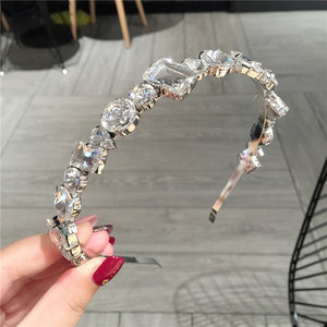 Fasce per capelli in cristallo personalizzate fatte a mano per donne e ragazze, fermagli per capelli in cristallo di tendenza - Product Image 5