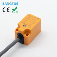 Capteurs de proximité inductifs carrés NPN NC BANGTOS, étanches, 3 fils, distance de détection 16 mm, blindés, 12-24 VDC