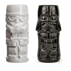 Cocktail Bar estivo personalizzato all'ingrosso fornito vari disegni Hawaii TIKI shot Cup tazze in ceramica Geeki Tikis