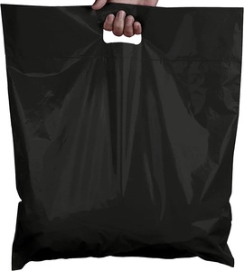 High quality reusable Packaging Bag for shopping and clothing with Handle Print plastic packaging bags
